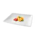 Steelite KMK2103SH White Resin Rectangular Tray, 16\" x 13\" x 1-1/2\" Dishwasher‑Safe, Break‑Resistant 1 image