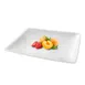 Steelite KMK2105SH Rectangular Tray, 19½" L x 16½" W x 1½" H, White Resin, Break‑Resistant 1 image