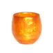 Steelite KMK2409TGP Candle Lamp Holder 3-1/2" Dia x 3-1/2" H, Tangerine Pearl Resin Votive - 6/Case 1 image