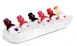 Steelite KMK2732SH - Oval White Resin Tray, 22" L x 6" W x 4" H, Dishwasher Safe, Break‑Resist 1 image