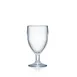 Steelite N206103 - 10 oz Clear Polycarbonate Goblet, 5-7/8" H x 3" M x 3" T x 2-3/4" B, Shatter-Proof, 1 Dozen 1 image