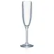 Steelite N402503 - Strahl® Champagne Flute, 5 oz Clr PC, 9-5/8" H, 2-7/8" W/D/B, Finished - 1 Dozen 1 image