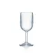 Steelite N406803 - Wine Goblet, 8 oz, 6-7/8" H, Clear PC, Hand Finish, Shatterproof - 1 Dozen 1 image