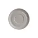 Steelite OG10076642 Round Stoneware Saucer, 4.75" Diameter, Gembrook White Design - 1 Dozen 1 image