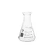 Steelite UR90100 Flask - 10.0 Oz Clear Soda Lime, 5-3/8" H x 3-3/8" M x 1-3/8" T x 3-1/4" B - 6/Case 1 image