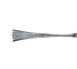 Steelite WL1815 Cocktail Oyster Fork, 6-1/8" 18/0 Stainless Steel, Walco Bosa Nova™ Finish - 1 Dozen 1 image