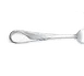 Steelite WL2110 Butter Spreader, 7-1/8" Handle, 18/10 Stainless Steel, Goddess™ Finish - 1 Dozen 1 image