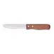 Steelite WL660537 - Jumbo 10" Steak Knife with 5" Steel Blade, Wood Handle, Hand Wash – 12/Case 1 image