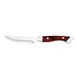 Steelite WL670528 - Stamped 4" Stainless Steel Steak Knife, 10.25" Length, Wood Handle - 1 Dozen 1 image