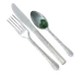 Steelite WL7415 Cocktail Oyster Fork, 5" Medium Weight, 18/0 Stainless Steel - 1 Dozen 2 image