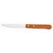 Steelite WL760527 - 7.625" Steak Knife, 3" Stainless Steel Blade, Hardwood Handle, Wash - 24/Case 1 image