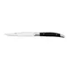 Steelite WL800152 Steak Knife, 9 1/8" Length, 4" Blade, Pointed Tip, Black Delrin™ Handle - 1 Dozen 1 image