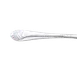 Steelite WL80451 Dinner Knife, 9-1/4" Mirror Finish 18/10 Stainless Steel Art Deco - 1 Dozen 1 image