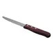 Steelite WL840526R Steak Knife, 10" Blade, 8-9" Overall, Wood Handle, 13/0 Brazil Walnut - 1 Dozen 2 image