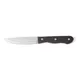 Steelite WL880528 - 10" Steak Knife, 5" Steel Blade, Black Plastic Handle, Tang, Stamped - 1 Dozen 1 image