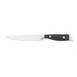 Steelite WL93055 - 9-1/8" O.L., 4-3/4" Steel Blade Steak Knife, Black Delrin Handle, Tip - 1 Dozen 1 image