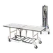 Forbes Industries 4941 6-ft. Folding Catering Table, Rectangular Stone Matrix Laminate Top, Brushed Stainless Steel Frame 1 image
