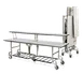Forbes Industries 4948 8-ft. Folding Catering Table, Rectangular Top, Stone Matrix Laminate, Brushed Stainless Steel Frame 1 image
