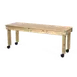 Forbes Industries 7010-KP 7-ft. L Deluxe Catering Table, Distressed Knotty Pine, Folding Legs, 84" W x 30" D 1 image