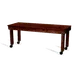 Forbes Industries 7010-MH 7-ft. Deluxe Catering Table, 84"W x 30"D, Distressed Knotty Pine, Red Mahogany Stain, Folding Legs 1 image
