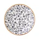 Steelite 18000569 - 10" x 1.75" Round Flora Blue Bowl, 1.375 Qt Alumina Vitrified China - 1 Dozen 1 image