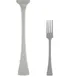 Steelite 5304S023 Dessert Fork, 7-1/4" 18/10 Stainless Steel, WNK Eclipse Finish - 1 Dozen 1 image