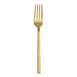 Steelite 5717GP023 Dessert Fork, 7-1/4" Brushed Gold 18/0 Stainless Steel Varick Design - 1 Dozen 1 image