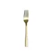 Steelite 5733SX023 Dessert Fork, 7" Hammered Finish, 18/0 Stainless Steel, Malcolm Gold - 1 Dozen 1 image