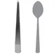 Steelite 5769SX062 - Angle Salad Serving Spoon, 12.4" Stainless Steel Non-Insulated Handle - 1 Dozen 1 image