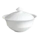 Steelite 6300P044 - 1.0 Qt (33 Oz) Porcelain Bowl Aura 7.88" x 3.38" Oven Safe 465°F - 24/Case 1 image