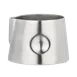 Steelite 7600CV029 Creamer Pitcher, 3.5 Oz Capacity, 2.375" x 1.75" Metal Creations, - 1 Dozen 1 image