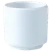 Steelite 9001C040 Egg Cup, 1.875" x 1.75" Monaco Vogue Vitrified Oven Safe to 530°F/275°C - 12/Case 1 image