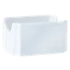 Steelite 9001C389 Sugar Packet Holder, 4" x 2.125" China, Vogue Finish Oven Safe to 530°F - 1 Dozen 1 image