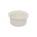 Steelite DCI602W White Ceramic Casserole Dish, 4-1/4" x 2" , 9 oz, Oven Safe - 1 Dozen 1 image