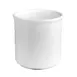 Steelite HL3020AWHA - 6" Bain Marie Jar, 2 Qt (64 oz), 6" Dia x 6-1/8" H, White China - 6/Case 1 image