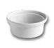 Steelite HL630BBWA Hall China Casserole Dish, 9 oz Round, Bright White, No Lid, No Handle - 1 Dozen 1 image