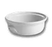 Steelite HL8220BWHA - 6" Hall China Casserole Dish, 14 oz White, With Handle, 2" Height - 1 Dozen 1 image