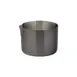 Steelite UF92114 - Brushed Black Stainless Creamer Pitcher 2.953" x 2.953", 9 oz, Pourer - 6/Case 1 image