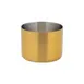 Steelite UF92117 - 9 Oz Ramekin, 2.953" x 2.953" x 2.25" Stainless Steel Gold Brushed - 6/Case 1 image