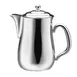 Steelite WLCX528L Creamer Pitcher, 5 oz Lid & Handle, 18/10 Stainless Steel, Walco Soprano 1 image