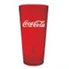 GET 6620-RC/PZ - 20 oz Textured Red Plastic Tumbler,Case Pack 1 image
