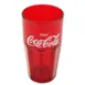 GET 9922-RC Bahama Tumbler Coke, 22 Oz Red Plastic Tumbler – 22 Oz Capacity, Plastic Construction 1 image