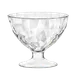 Steelite 4990Q715 Footed Diamond Glass Dessert Dish, 4.0" x 3.5", 7 oz Capacity, Soda Lime - 1 Dozen 1 image