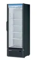 Turbo Air TGM-15B-N6 26-3/8" 1-Glass Door Merchandiser Refrigerator, 14.44 cu. ft., Black Low-e Glass 1 image