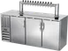 Beverage Air DDN72HC-S-12T Cooler, 72"W×26-3/8"D×49-7/8"H, 3-Half-Barrel, Faucet, R290, 1/3 HP 115V 1 image