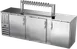 Beverage Air DDN94HC-S-12T Keg Cooler, 94"W X 26-3/8"D X 49-7/8"H, 5‑8 ½‑Barrel, Faucet Columns, R290 1 image