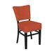 BFM Seating ZWC11BL-G4 Madison Side Chair, Upholstered Back & Seat, Beechwood Frame, Black Stain Finish 1 image