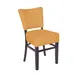 BFM Seating ZWC11DM-G3 Madison Side Chair, Upholstered Back & Seat, Beechwood Frame, Dark Mahogany Finish 1 image