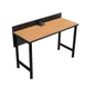 Plymold 1904830 Powered Dining Counter, 48"W x 19"D, Rectangular Laminate Top, 16"H Back Panel, Steel Frame 1 image