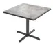 Plymold 24024DE Square Laminate Table Top, 24x24, Dur-A-Edge Molding 1 image